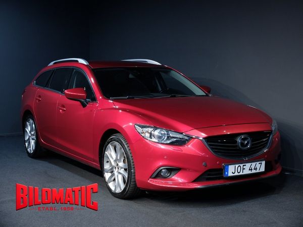 Mazda 6 2,2D OPTIMA NAV SKINN BOSE KOMBI S+V-HJUL - 2014