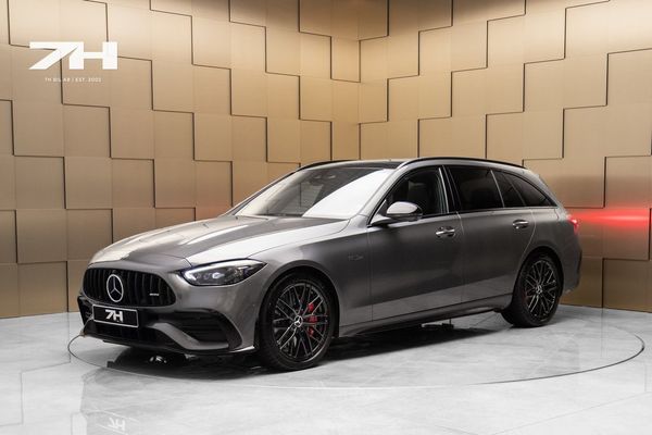 Mercedes C43 AMG Touring 4M 360° HuD Pano Bakaxelstyrning - 2024