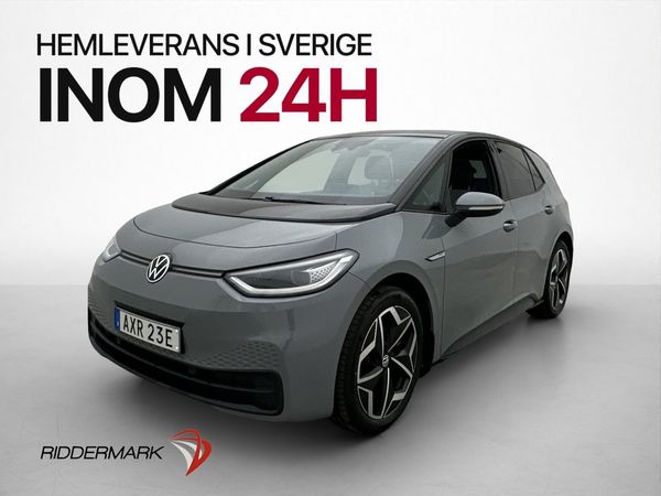 Volkswagen ID.3 Pro Performance Pano Värmare Navi Rattvärme - 2021