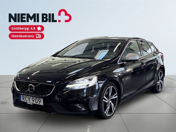 Volvo V40 D4 Geartronic R-Design S&V-Hjul/Drag/Kamera/H/K/Skinn - 2017