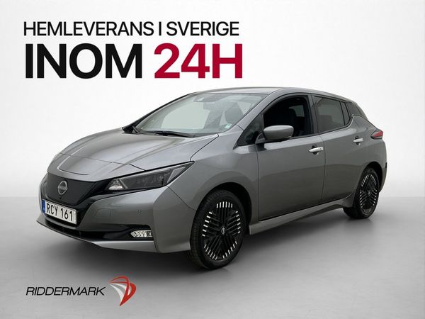 Nissan Leaf e+ 62kWh Tekna Navi BOSE 360° Värmepump Skinn - 2022