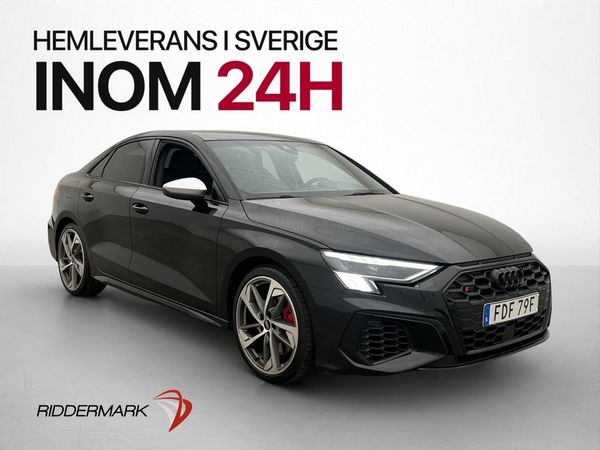 Audi S3 Quattro 310hk Pano Matrix Carplay Cockpit Bluetooth - 2023