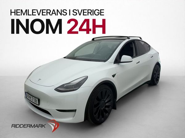 Tesla Model Y Performance AWD 534hk Värmepump Pano MOMS - 2023