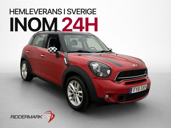 MINI Countryman Cooper SD Halvskinn P-Sensorer Bluetooth - 2016