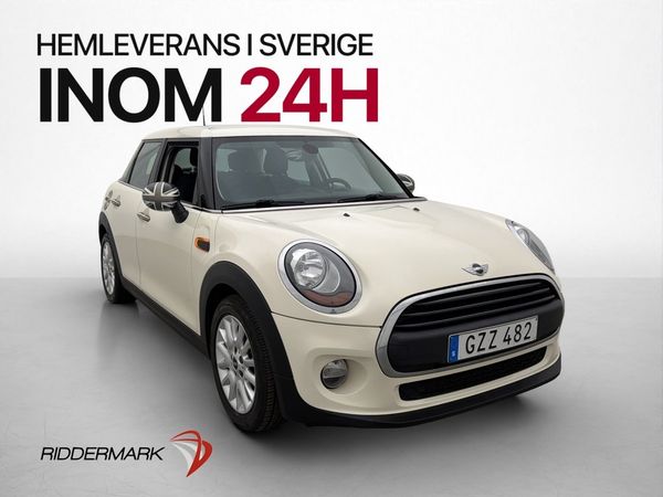 MINI One 5 Dörrars 102hk Pepper Keyless Bluetooth 2-Zons - 2016