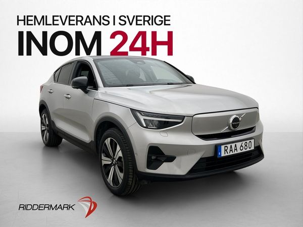 Volvo C40 Recharge Twin 408hk Ultimate Pano H/K Drag MOMS - 2023
