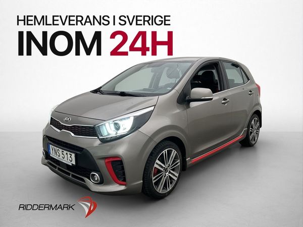 Kia Picanto 1.0 100hk GT-Line Kamera CarPlay Skinn Rattvärme - 2018