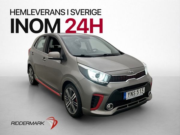 Kia Picanto 1.0 100hk GT-Line Kamera CarPlay Skinn Rattvärme - 2018