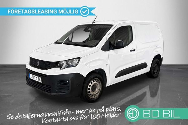 Peugeot Partner 1.5 HDi Pro Utökad Last Värmare Apple Carplay Drag Moms - 2021