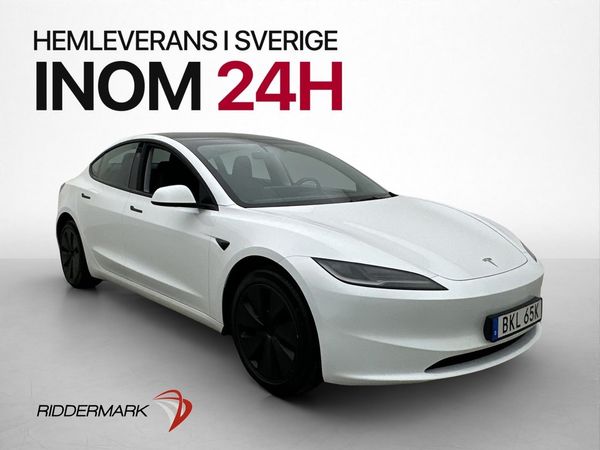 Tesla Model 3 Standard Range Pano Värmepump Kamera Navi - 2024