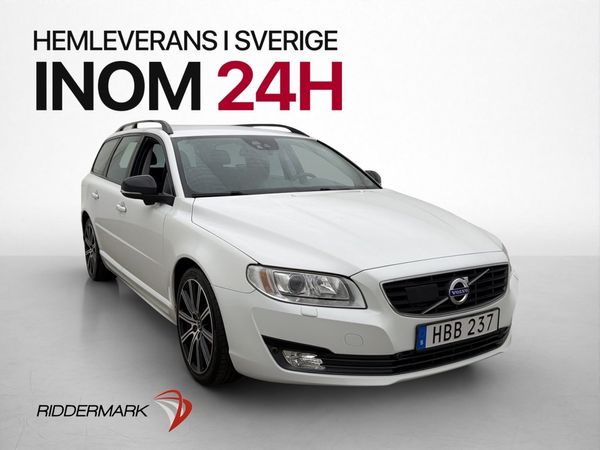Volvo V70 D4 AWD Classic Sport Rattvärme Drag BLIS Navi VOC - 2016