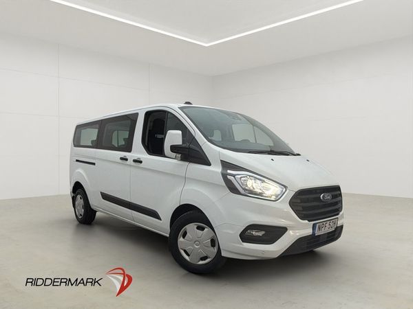 Ford Transit Custom Kombi Lång 9-Sit Värm B-Kam CARPLAY Moms - 2021
