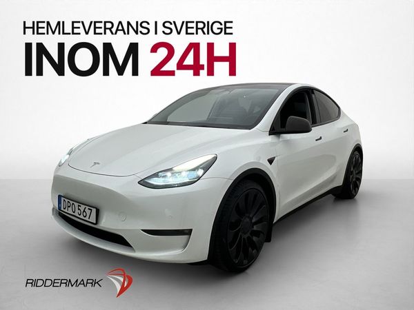 Tesla Model Y Performance AWD Dragkrok Värmepump Autopilot - 2022