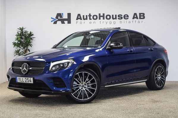 Mercedes GLC250 Coupé 4M AMG Line Värmare Glastak 360 Burmester - 2017