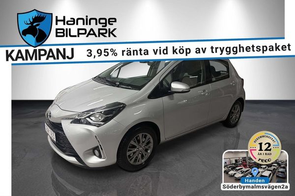 Toyota Yaris 5-dörrar1.5 VVT-iE Active/SUPERDEAL 3.95%/B-KAM/K-KEDJA - 2018