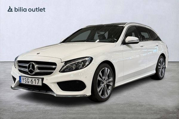 Mercedes C200 T 4MATIC AMG 184hk Panorama Drag P-värm Backkamera - 2018