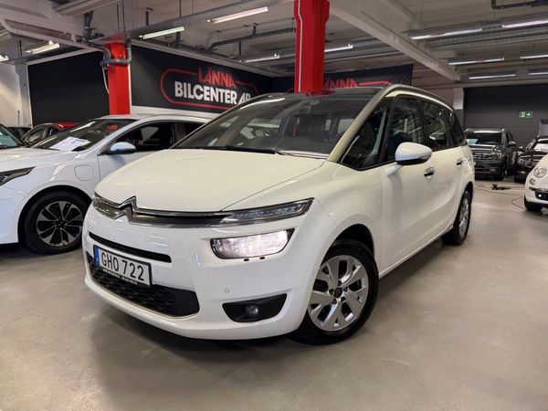 Citroen C4 Picasso Grand 1.6 HDi EGS Drag Kamera Skinn Keyless Massage 7-Sits - 2014