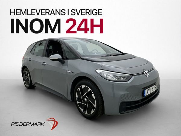 Volkswagen ID.3 Pro Performance Värmare Navi CarPlay MOMS - 2021