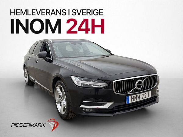 Volvo V90 D4 Insription Värmare CarPlay Skinn Minnestol Drag - 2017