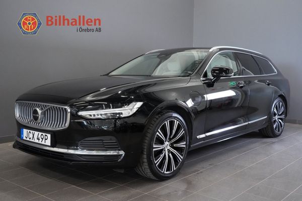 Volvo V90 Recharge T6 AWD Plus Bright Komfortstolar Läder Panora - 2023