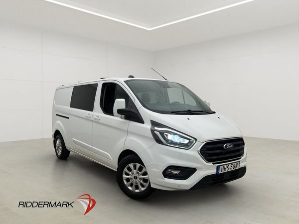 Ford Transit Custom CrewVan L2 170hk Ny-Kamrem Värmare Skinn - 2020