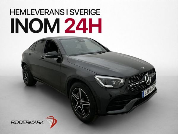 Mercedes GLC300 Coupé 4M AMG Pano Cockpit Värmare Burm - 2020