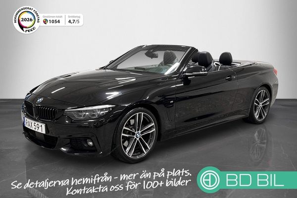 BMW 430 i Cab M-Sport LCI Adaptive LED HIFI HUD Värmare - 2018