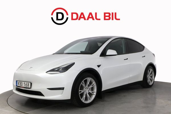 Tesla Model Y LONG RANGE AWD 514HK PREMIUM PANO DRAG VÄRMARE B-KAM - 2023