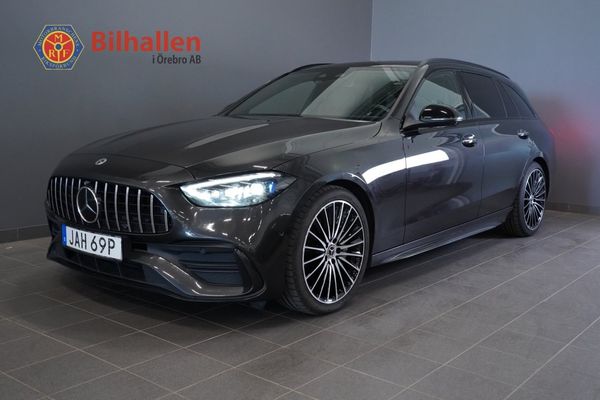 Mercedes C300 T d AMG Burmester 360 HuD Navi Värmare Pano Massage - 2023