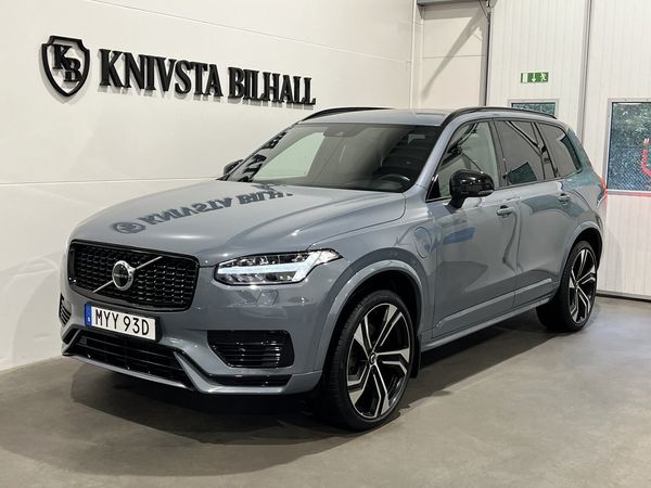 Volvo XC90 7-seater Recharge T8 AWD R-Design Moms H/K Drag 392hk - 2021