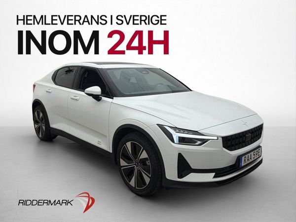 Polestar 2 Long Range Dual Motor Pano H/K Värmepump Kamera - 2023