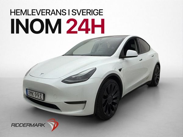 Tesla Model Y Performance AWD Dragkrok Svensksåld Pano - 2022