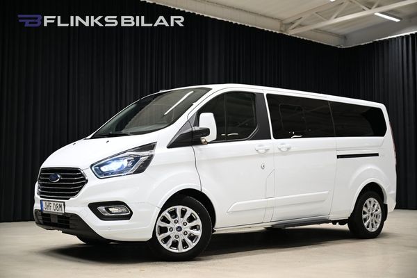 Ford Tourneo Custom 130HK L2 Automat|9-Sits|Dubbeldörr|NyKamrem|Moms - 2021