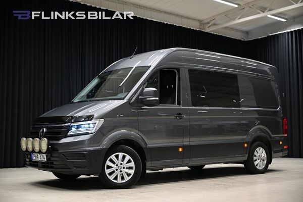 Volkswagen Crafter 177HK Automat|Crossbuss|Dubbelhytt|LED|Drag|Värmare - 2018
