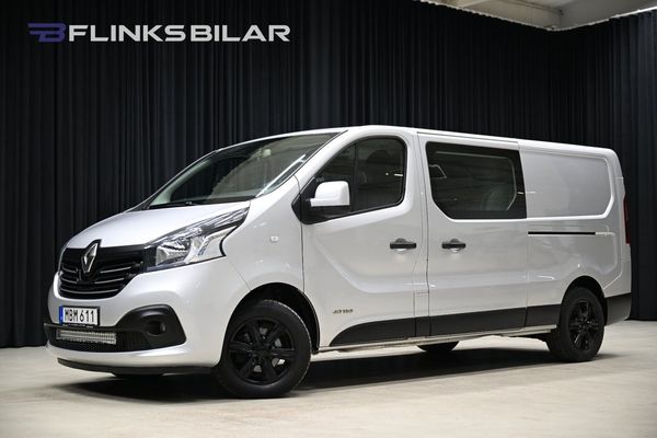 Renault Trafic dCi 140HK Dubbelhytt|Dubbeldör|Drag|Värmare|Backkamera - 2016