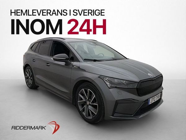 Skoda Enyaq 80x Sportline Värmepump 360° Navi MOMS Rattvärme - 2023