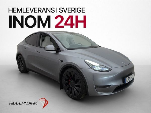 Tesla Model Y Performance AWD Drag Ljus Interiör Drag Kamera - 2023