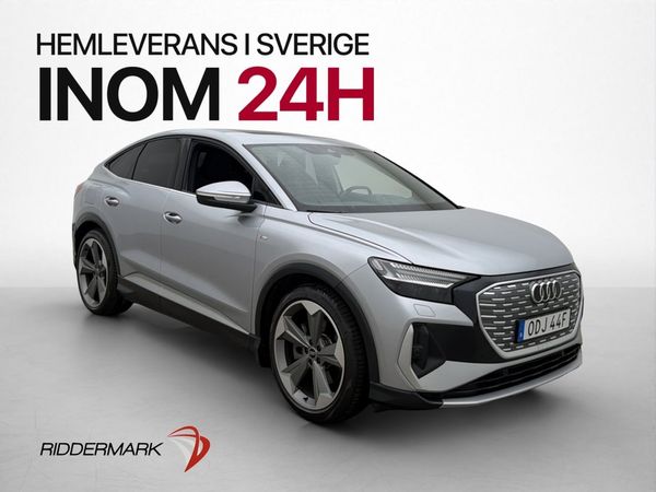 Audi Q4 e-tron 50 Sportback e-tron Q S Line Värmare Drag Pano SONOS - 2024