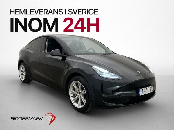 Tesla Model Y Long Range AWD Drag AP Skinn Svensksåld MOMS - 2024