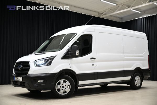 Ford Transit 350 130HK L3H2 Automat|Drag|Värmare|Backkamera|NyKamrem - 2020
