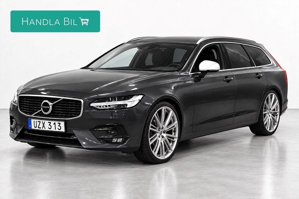 Volvo V90 D4 AWD R-Design D-värm VOC Skinn/Alcantara Klimat Drag - 2018