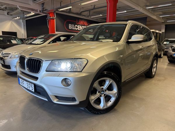 BMW X3 xDrive20d Aut Nybesiktad Halvskinn Navi Kamera PDC - 2011