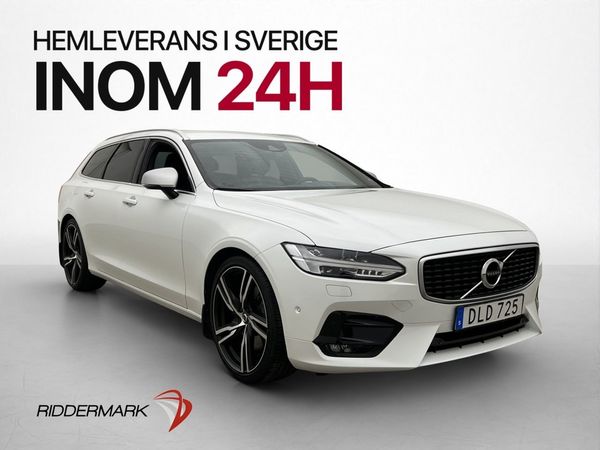 Volvo V90 Polestar D5 AWD 240hk R-Design B&W HUD Värm Drag - 2018