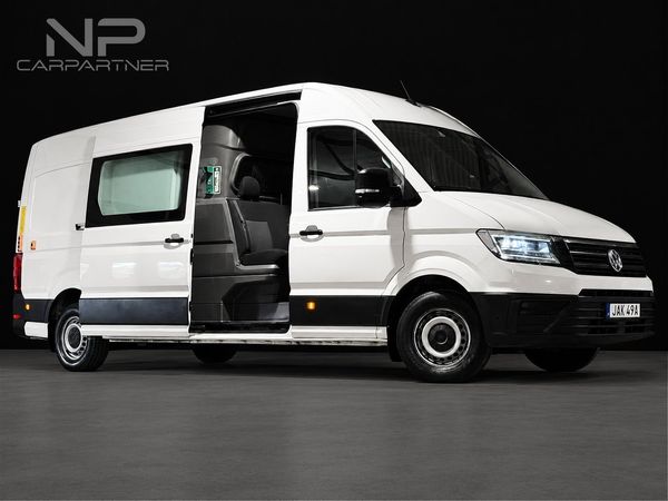 Volkswagen Crafter DUBBELHYTT | L4 | MOMS | VÄLSERVAD | 5-SITS | BG-LYFT | - 2020