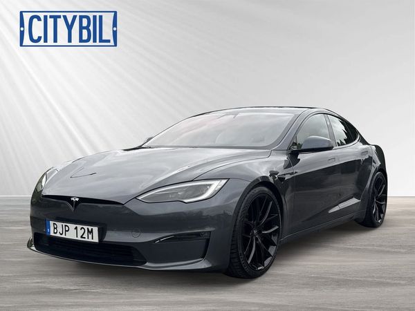 Tesla Model S Plaid 1020hk - FSD - 21" TSR Flow - Yoke - 2730 mil - 2023