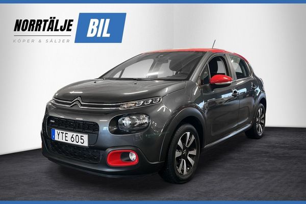 Citroen C3 1.2 82 HK CARPLAY PDC 360 KR/ÅR - 2017