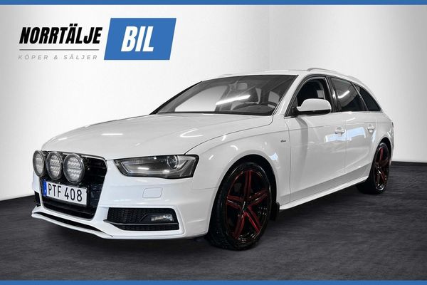 Audi A4 Avant 2.0 190 HK TDI QUATTRO S-LINE DRAG NYBES PDC 18" - 2015