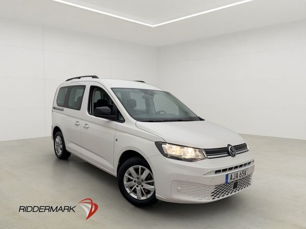 Volkswagen Caddy Life 7-Sits M/K-Värmare B-Kamera Moms - 2024