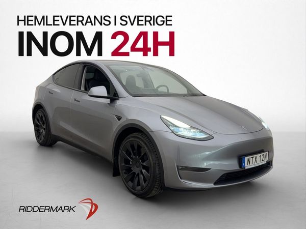 Tesla Model Y Long Range AWD 514hk MOMS Autopilot Pano Drag - 2024