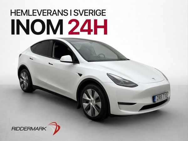Tesla Model Y Long Range AWD 514hk Värmepump Pano Drag - 2023
